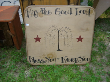 May the Good Lord Bless You and Keep You Sign Handmade