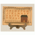 Alphabet with House & Willow Plate
