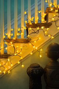 Forsythia Electric Garland SIZE 6' Long, 96 Lights