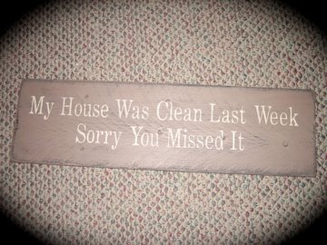 My House Was Clean Last Week Sorry You Missed It Sign