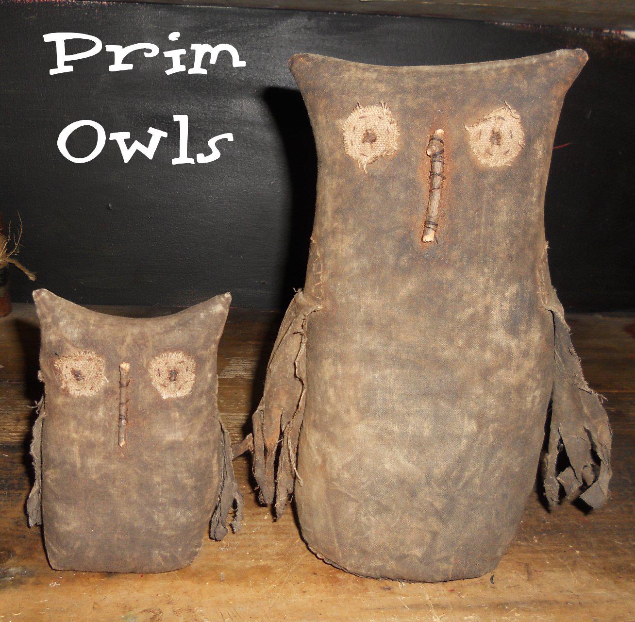 Handmade PRIM OWLS