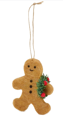 Gingerbread Wreath Ornament 4