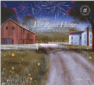 The Road Home 2027 Mini Wall Calendar by Billy Jacobs