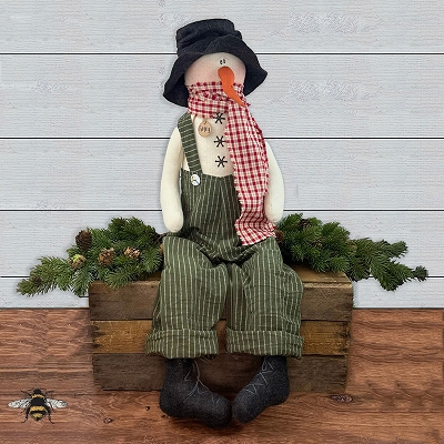 Finley the Curly Nose Snowman