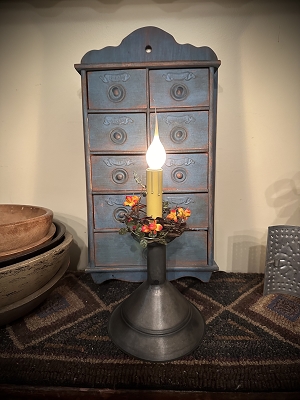 Leaf & Bittersweet Candle Ring Chandelier Adjustable 1.5